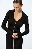 Укороченный кардиган на молнии, M