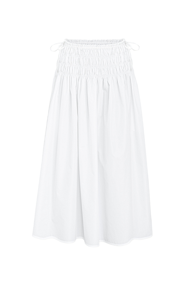 Юбка с эластичными сборками