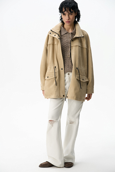 Парка из замши