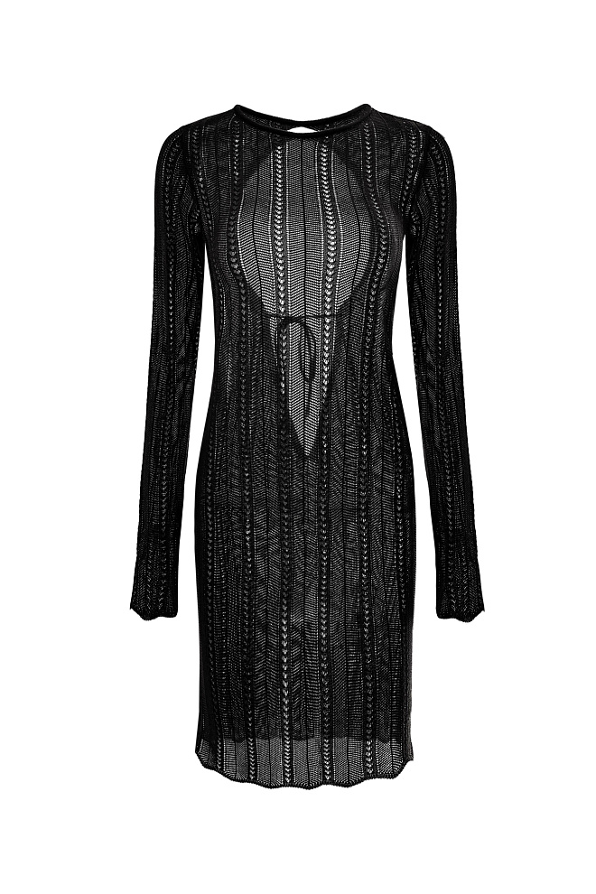 Ажурное платье из вискозы