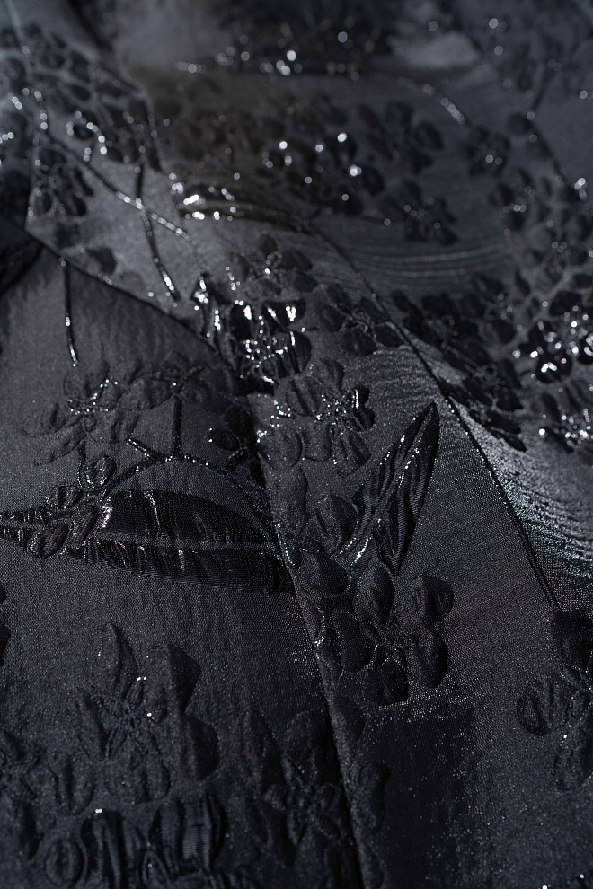 Платье мини с цветочным узором