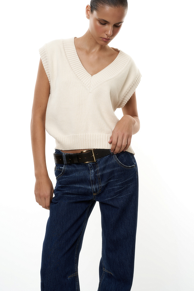 Жилет из 100% хлопка