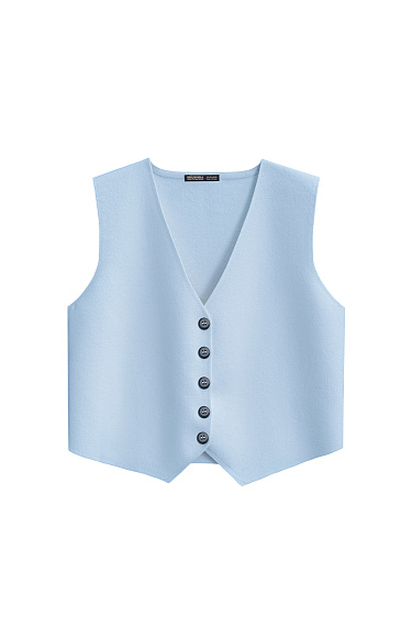 Трикотажный жилет из вискозы