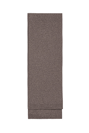 коричневый Широкий палантин из кашемира и шерсти.