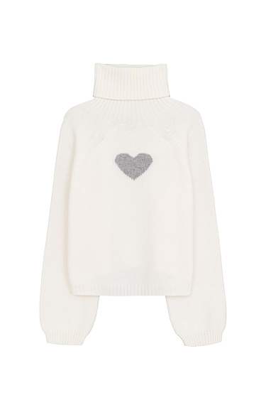 Джемпер с сердечком на спине