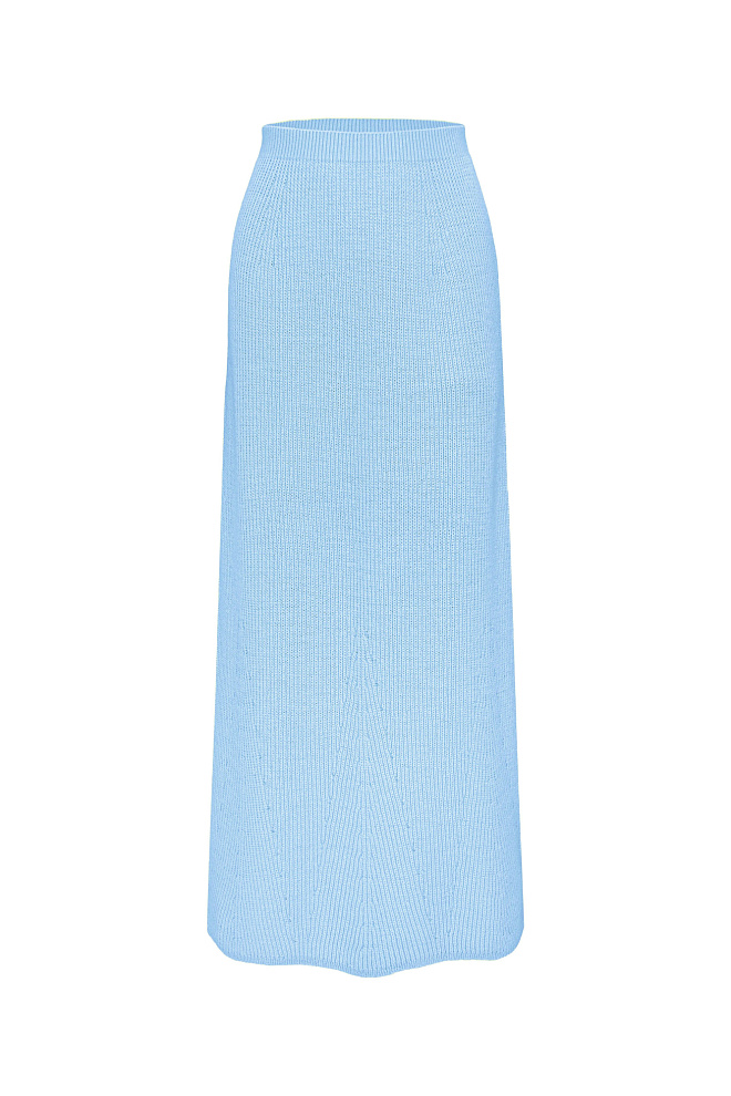 Трикотажная юбка макси
