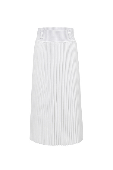 Трикотажная юбка плиссе 