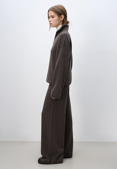 Трикотажные брюки на кулиске