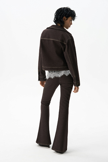 Джинсовый короткий жакет