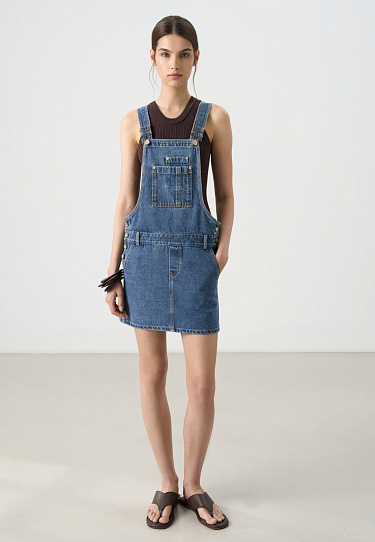 Джинсовый комбинезон из 100% хлопка 