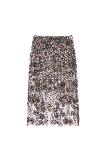 Юбка, расшитая бисером