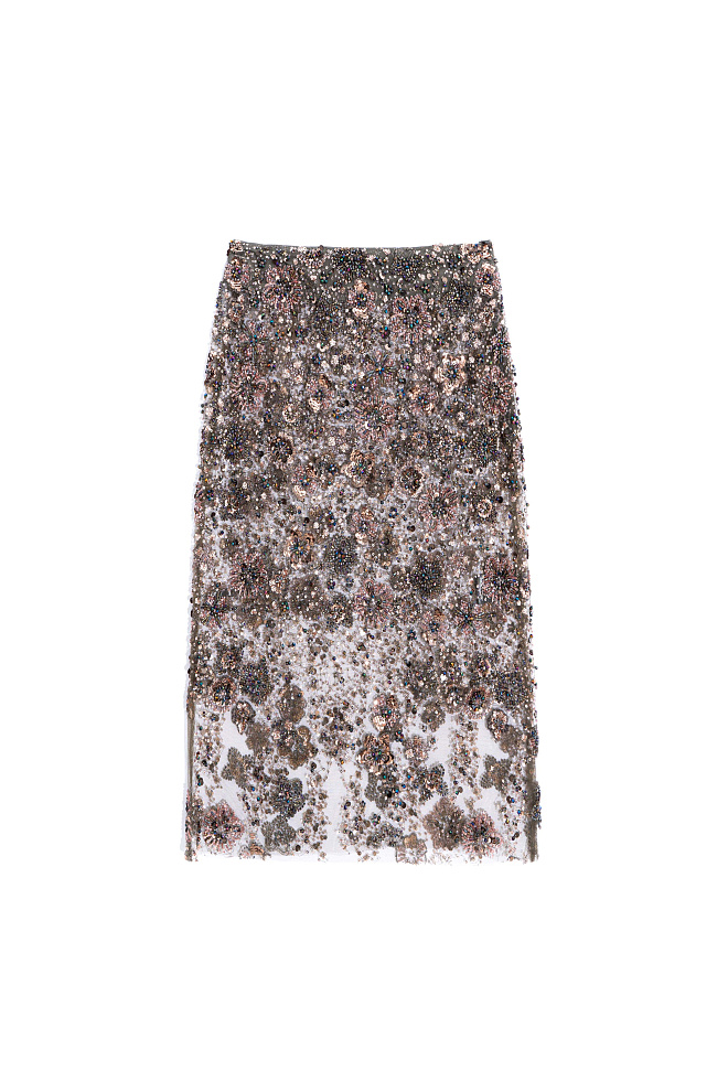 Юбка, расшитая бисером
