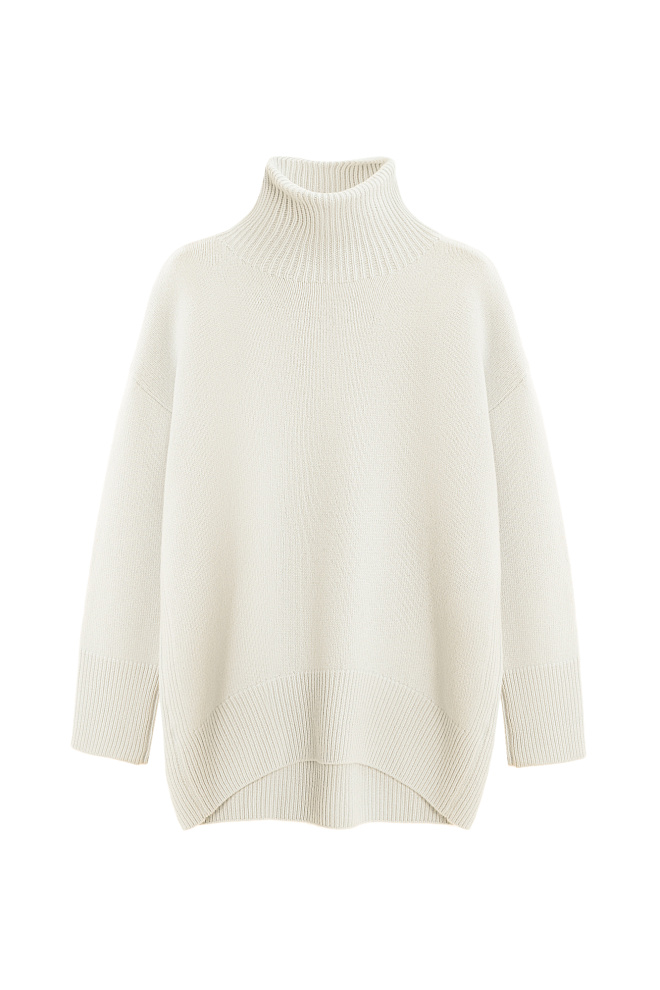 Джемпер с высоким воротом