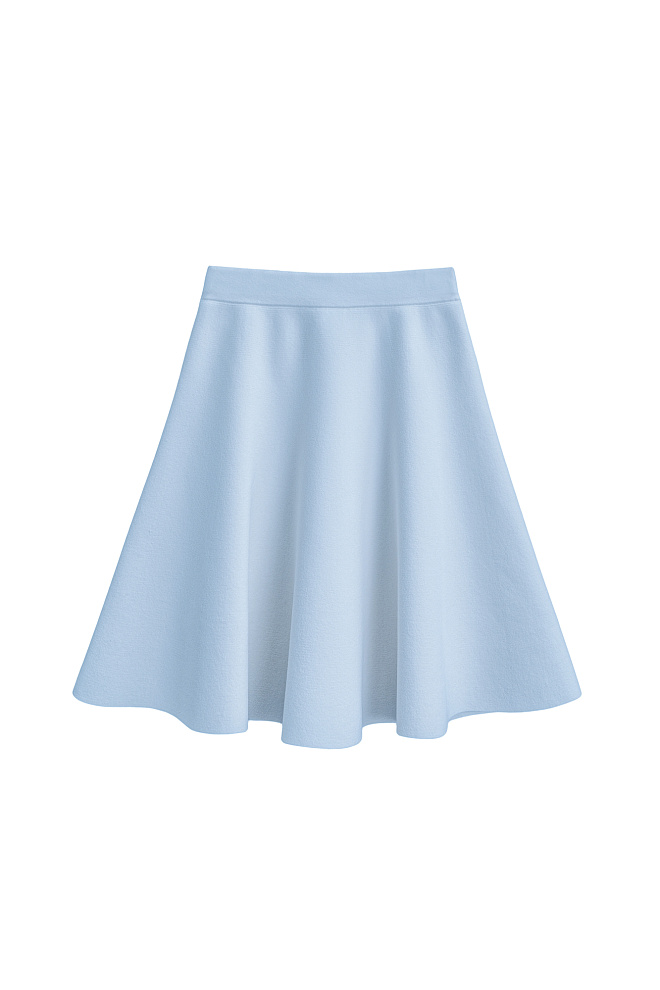 Трикотажная юбка мини