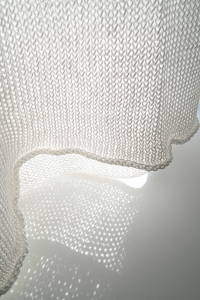 Полупрозрачный джемпер из 100% льна