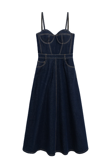 Джинсовый сарафан из 100% хлопка