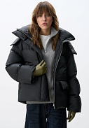 Стеганый пуховик на кулиске, M