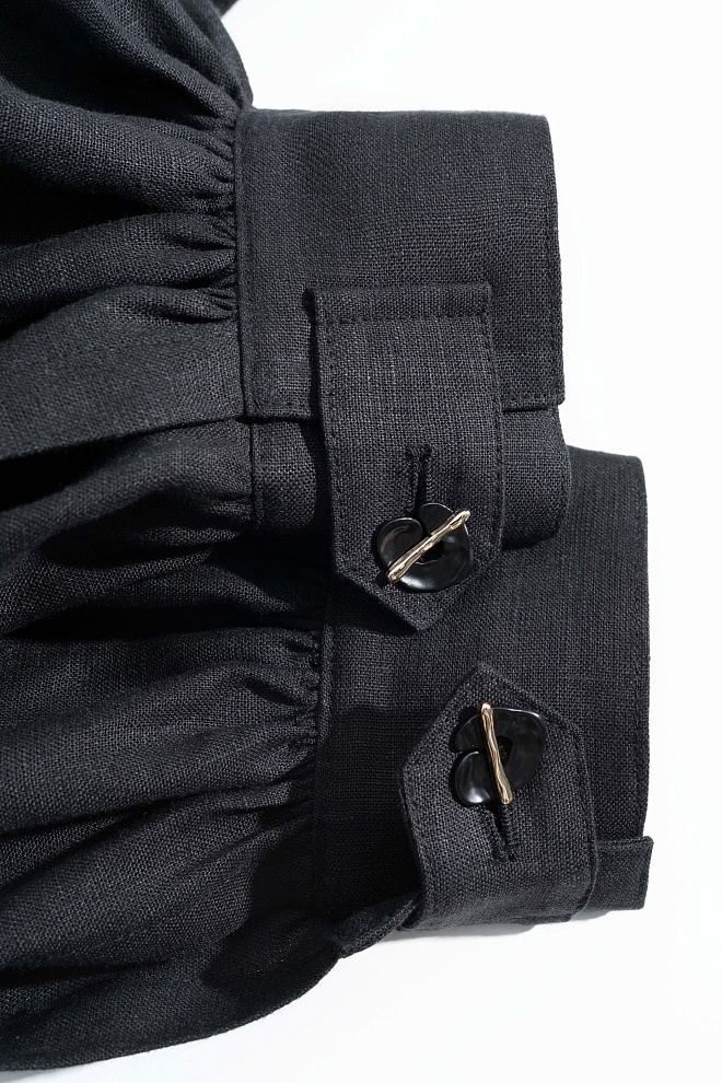 Брюки-аладдины из 100% льна