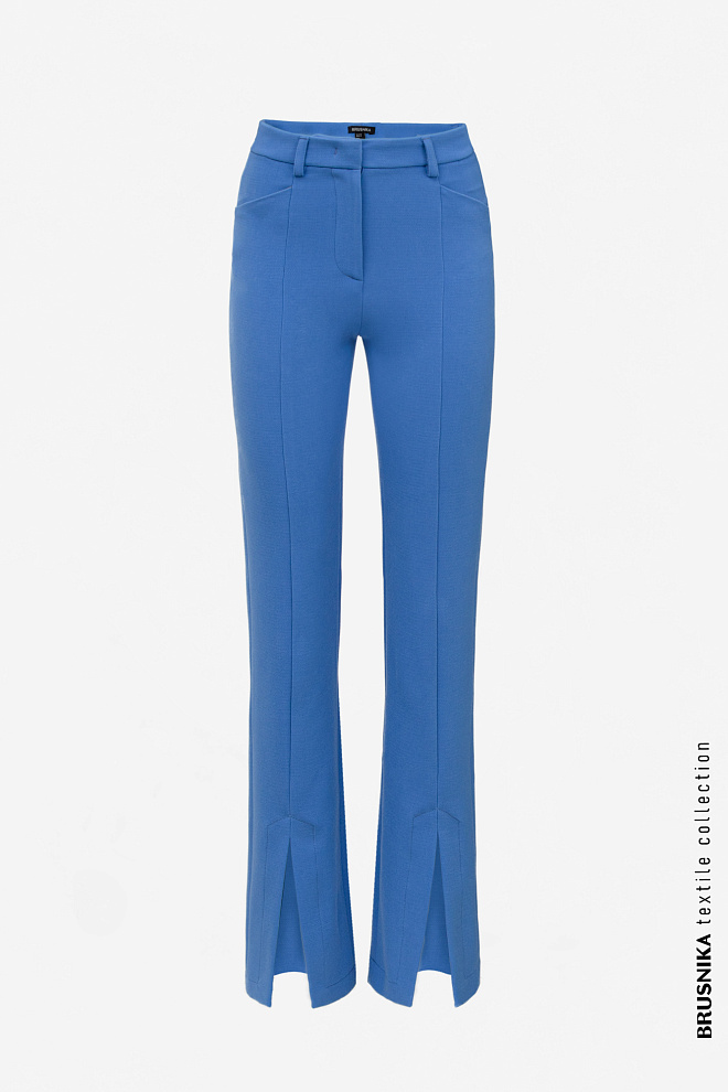 Брюки с разрезами внизу