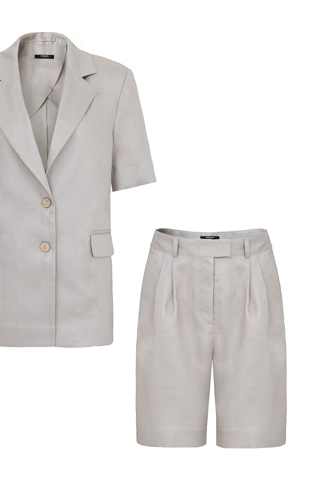 Костюм из 100% льна