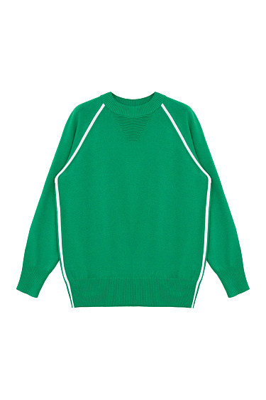 Трикотажный джемпер с лампасами