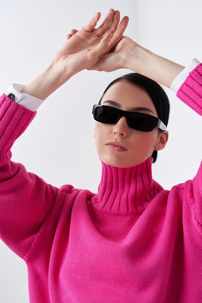 Объемный джемпер из 100% хлопка