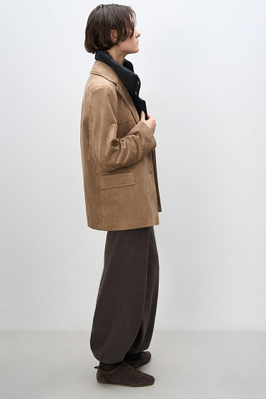 Брюки-бананы из кашемира