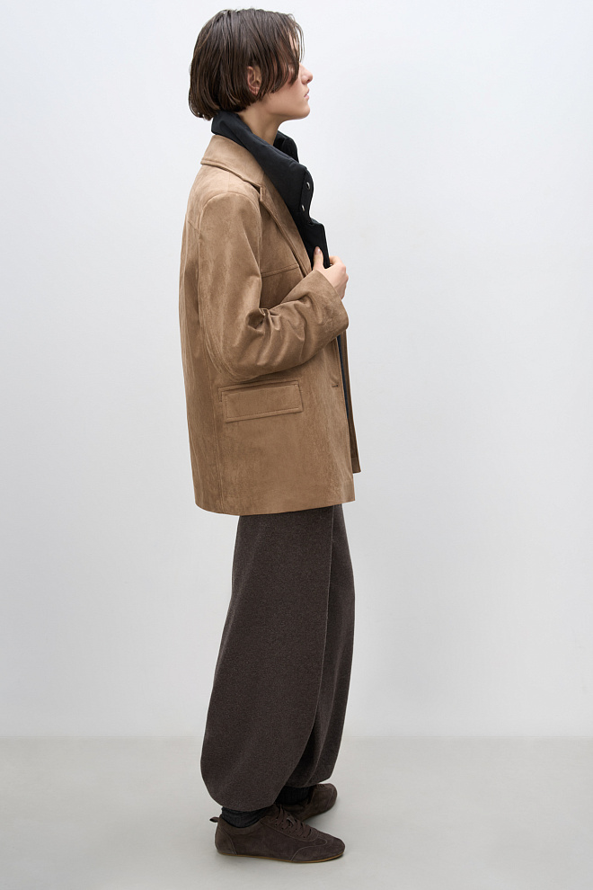 Брюки-бананы из кашемира