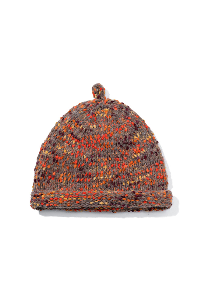 Шапка с шерстью альпака