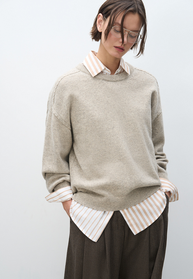 Джемпер из шерсти яка