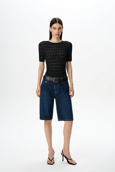 Трикотажная футболка из вискозы