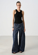 Широкие джинсы из 100% хлопка