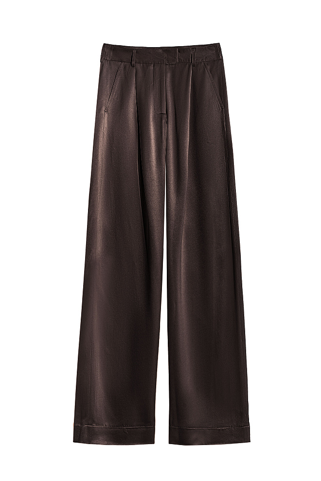 Атласные брюки 