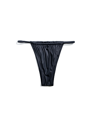 черный Плавки бразилиано с тесемками по бокам.