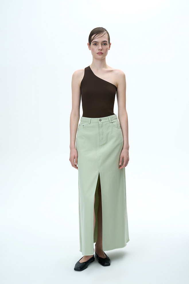 Джинсовая юбка из 100% хлопка