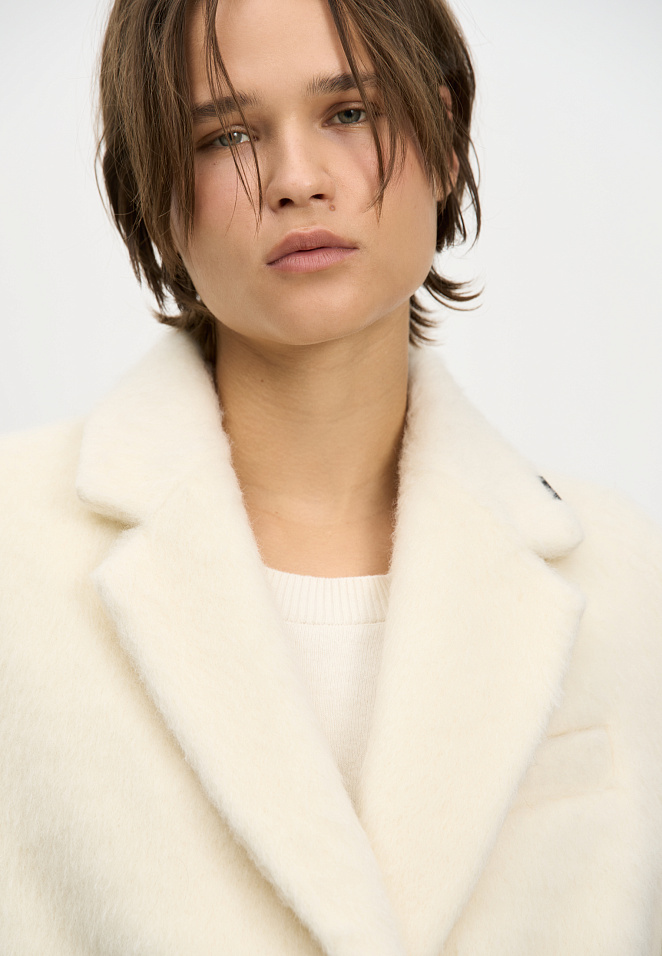 Двубортный жакет из шерсти