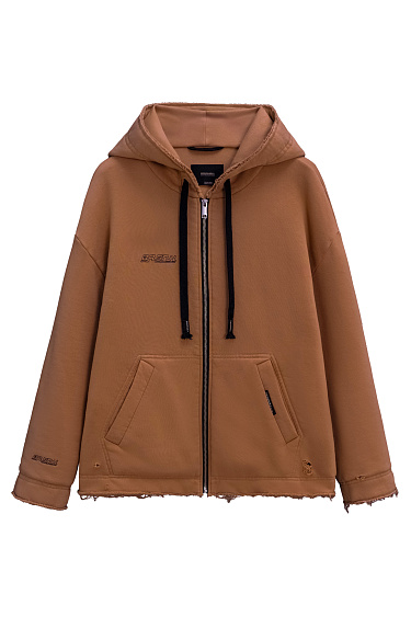 Худи из футера с капюшоном