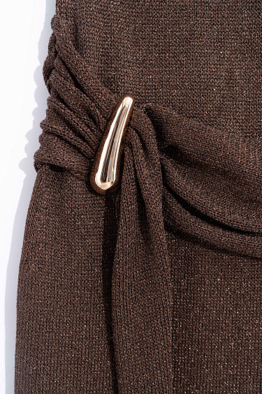 Платье макси на одно плечо