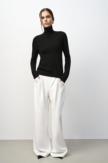 Трикотажная водолазка из шерсти 