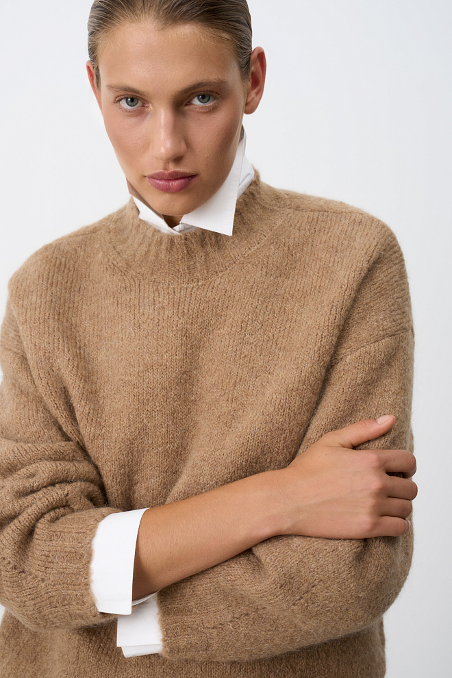 Джемпер из мохера