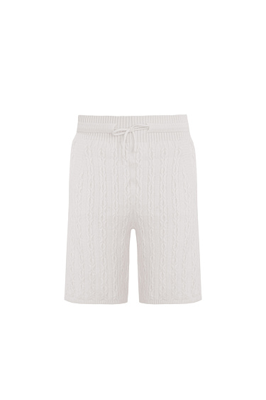 Трикотажные шорты из шерсти с кашемиром