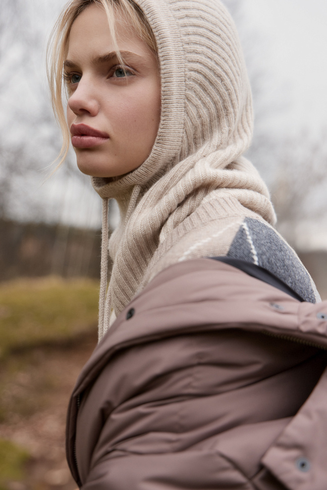 Балаклава из кашемира и шерсти