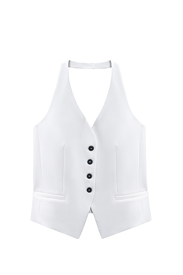 Жилет с открытой спинкой