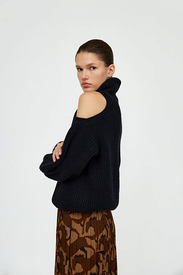 Трикотажный джемпер из смесовой шерсти