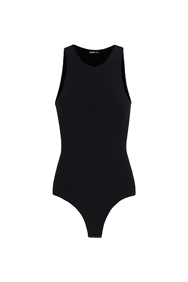 Трикотажное боди без рукавов