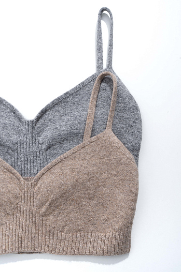 Базовый топ из кашемира и шерсти