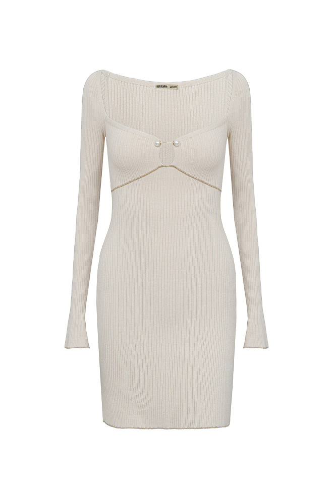 Мини платье из вискозы