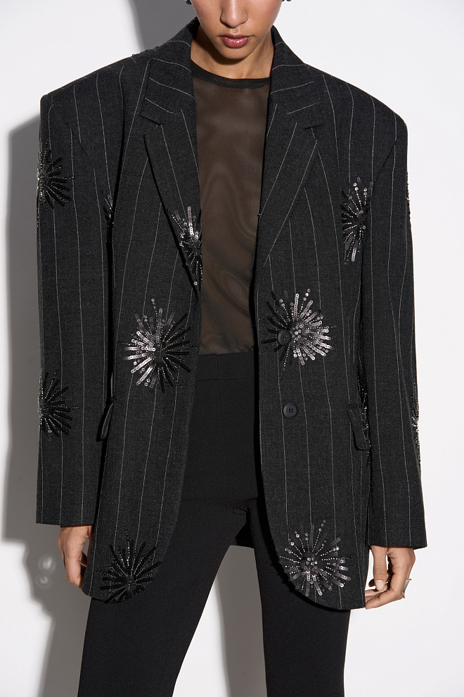 Жакет с пайетками