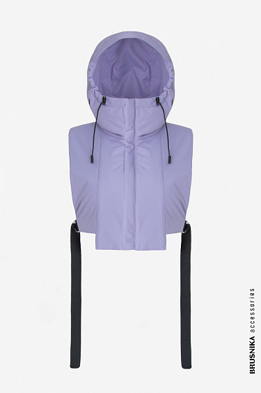 Утепленный капюшон-шарф 