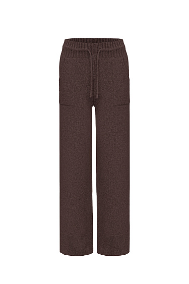 Широкие брюки из шерсти мериноса